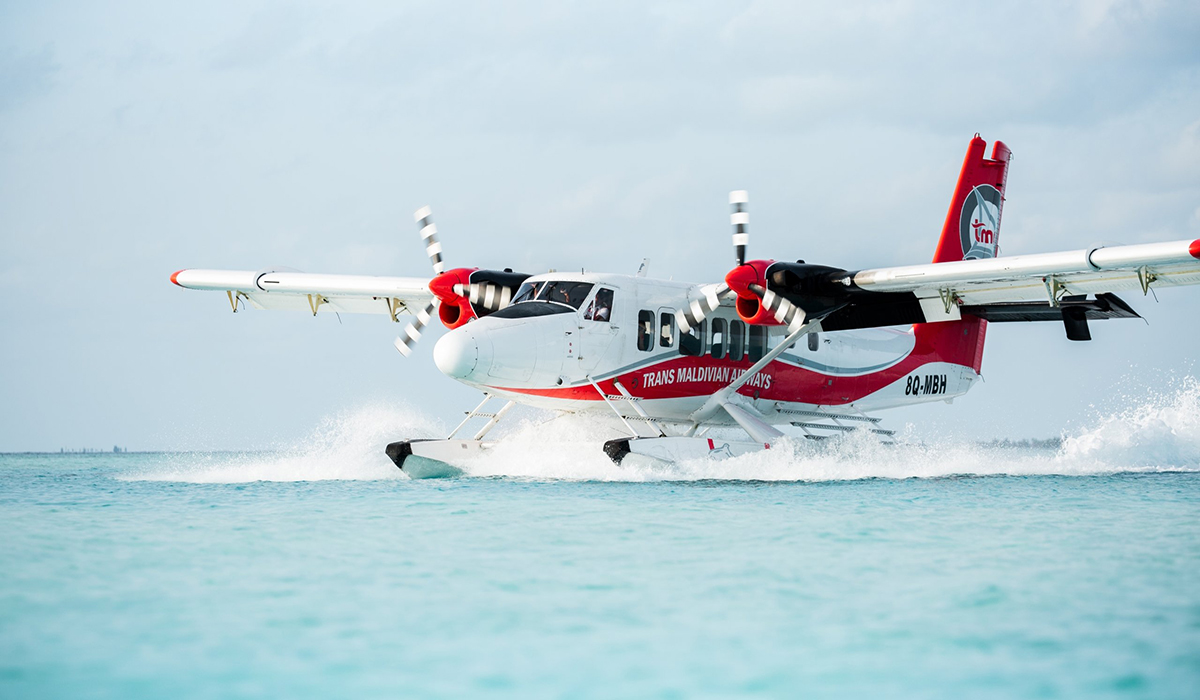 Outrigger Maldives Maafushivaru Resort Return Shared Sea Plane Transfer