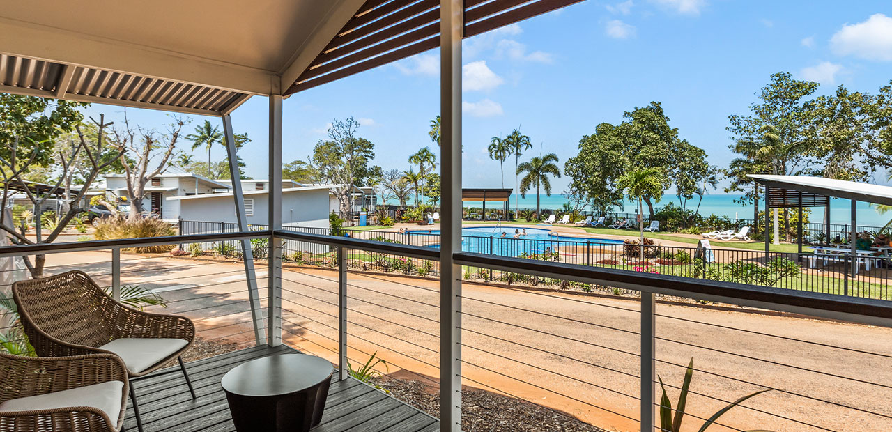 Discovery Parks-Broome- Deluxe 2 Bedroom Cabin -Pool View 24/25/26 