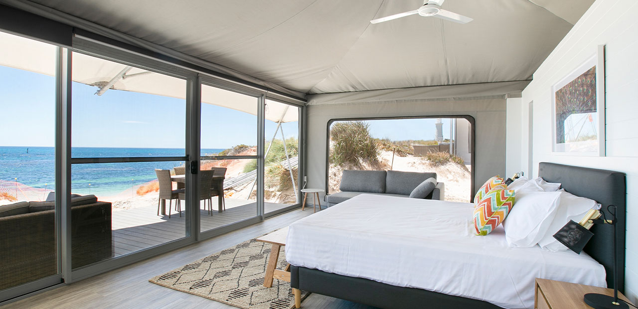 Discovery Resorts - Rottnest Island-Deluxe Oceanside Tent 24/25/26 